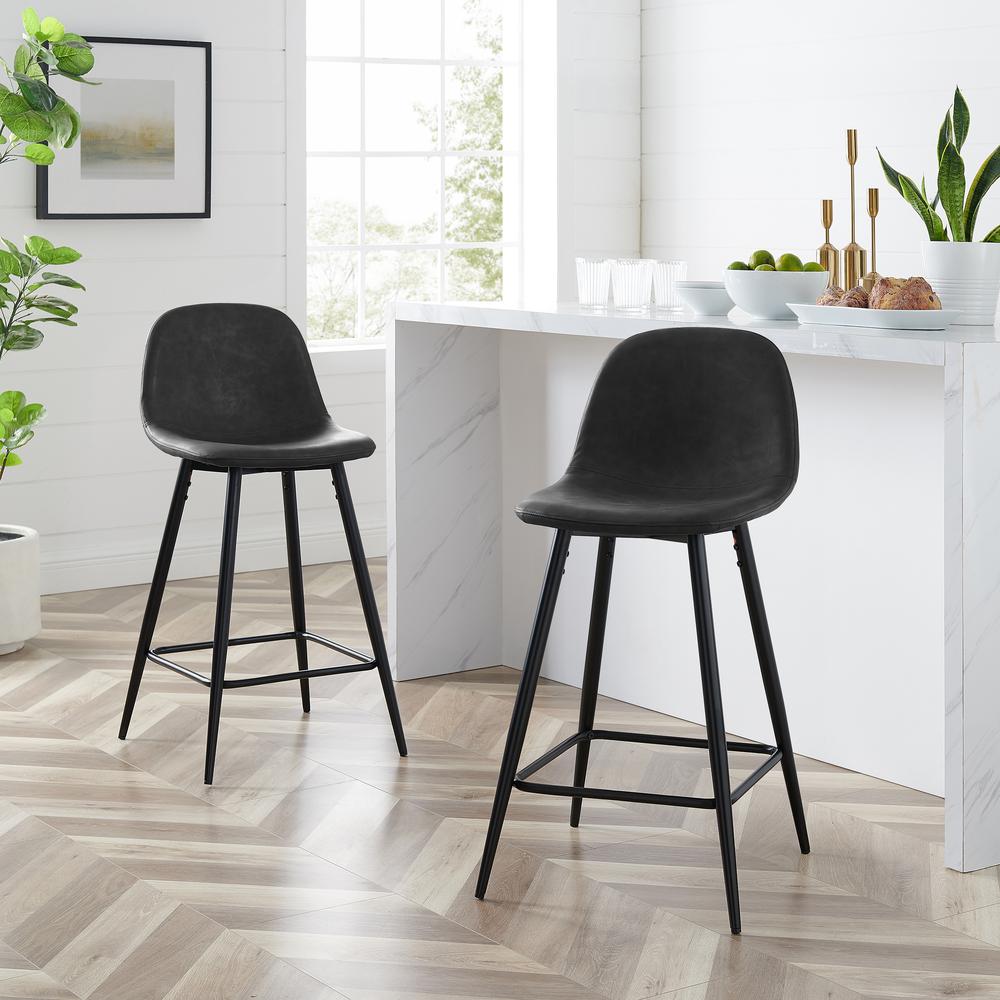 Weston 2-Piece Counter Height Bar Stool Set. Picture 3