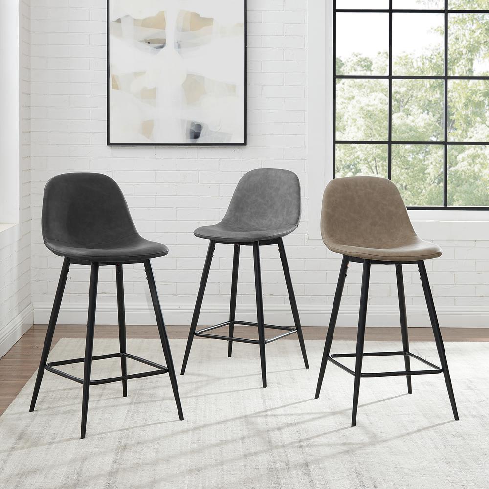 Weston 2-Piece Counter Height Bar Stool Set. Picture 11