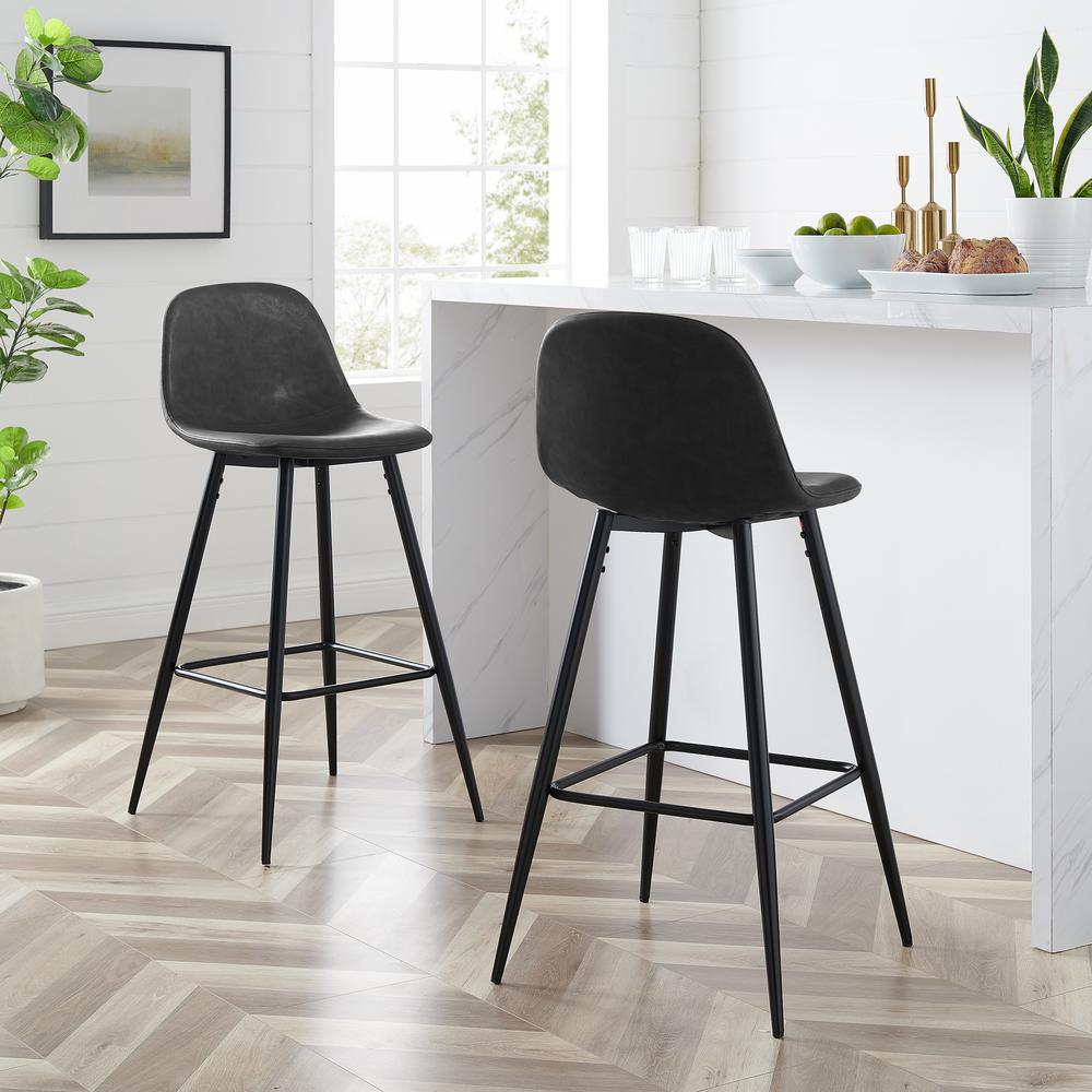 Weston 2-Piece Bar Stool Set - 2 Stools. Picture 2