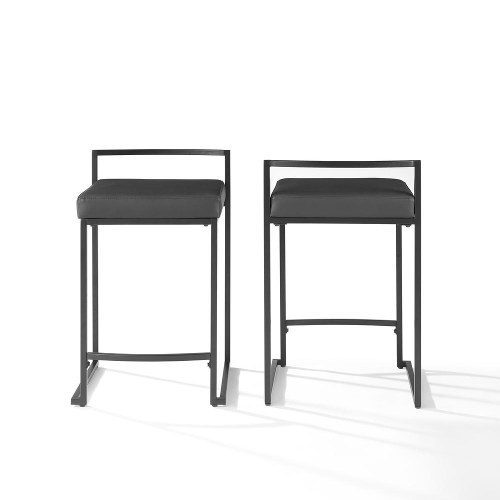 Harlowe 2-Piece Counter Height Bar Stool Set. Picture 4