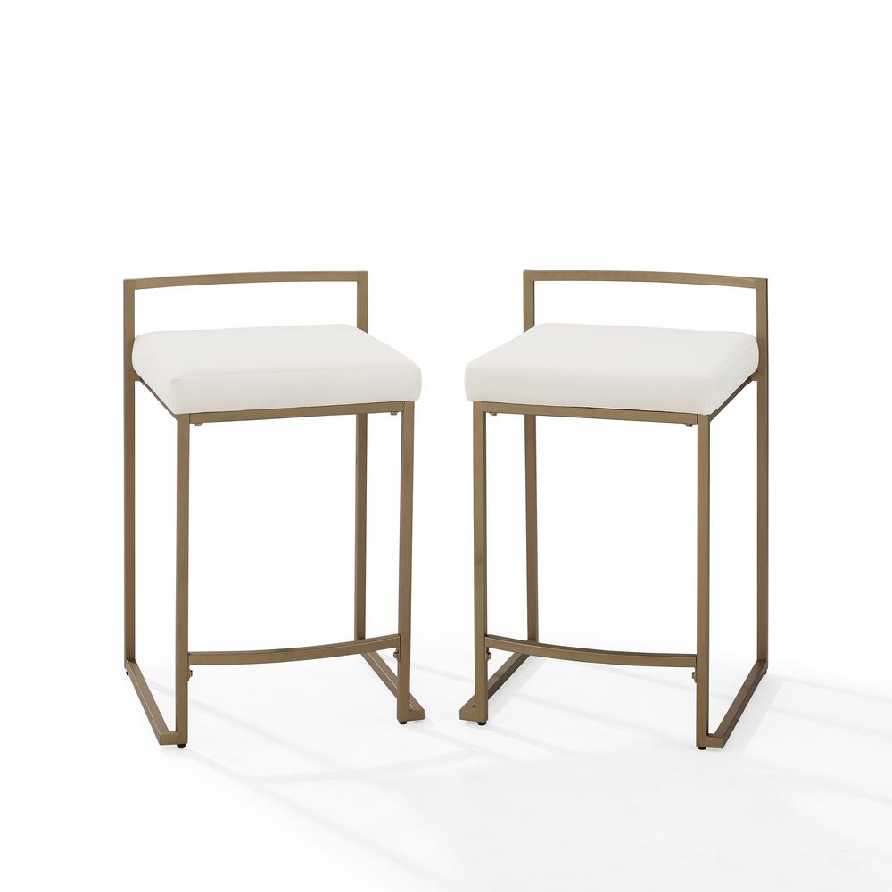 Harlowe 2-Piece Counter Height Bar Stool Set. Picture 2