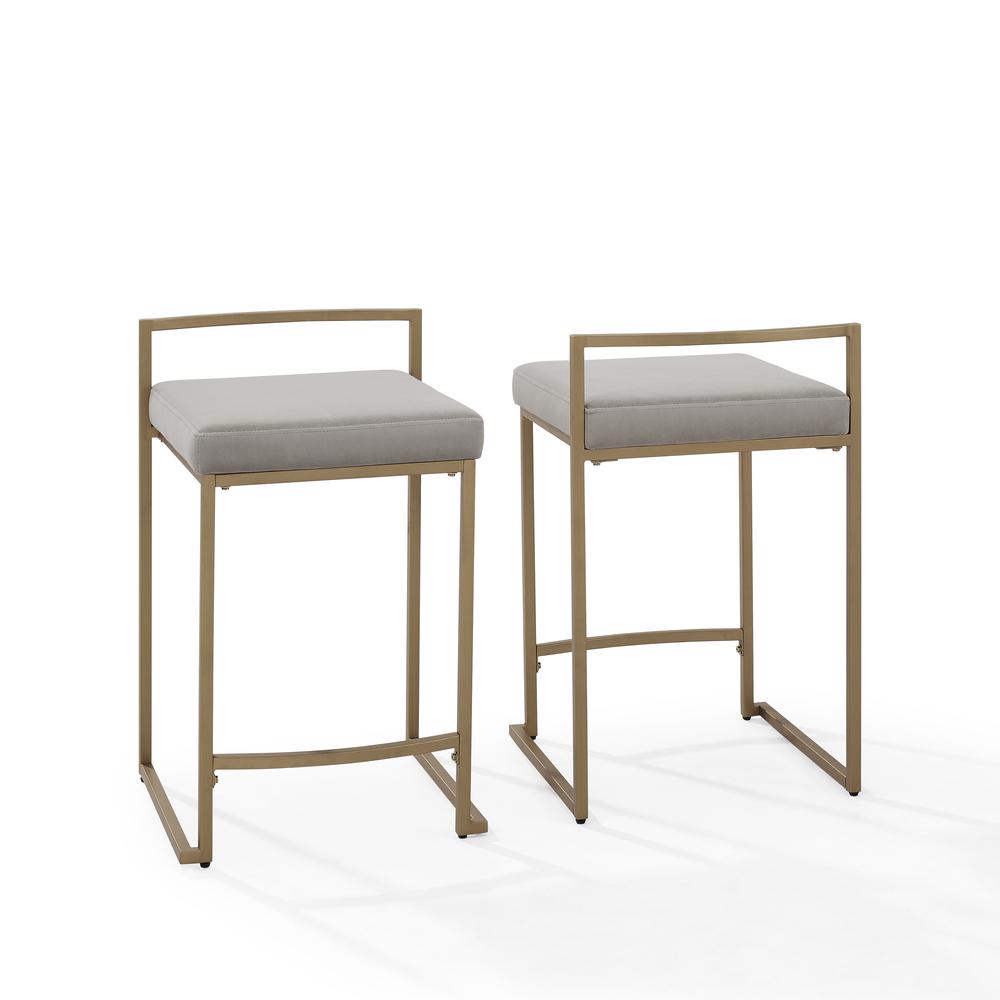 Harlowe 2-Piece Counter Height Bar Stool Set. Picture 6