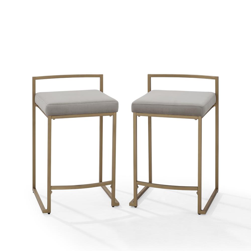 Harlowe 2-Piece Counter Height Bar Stool Set. Picture 7