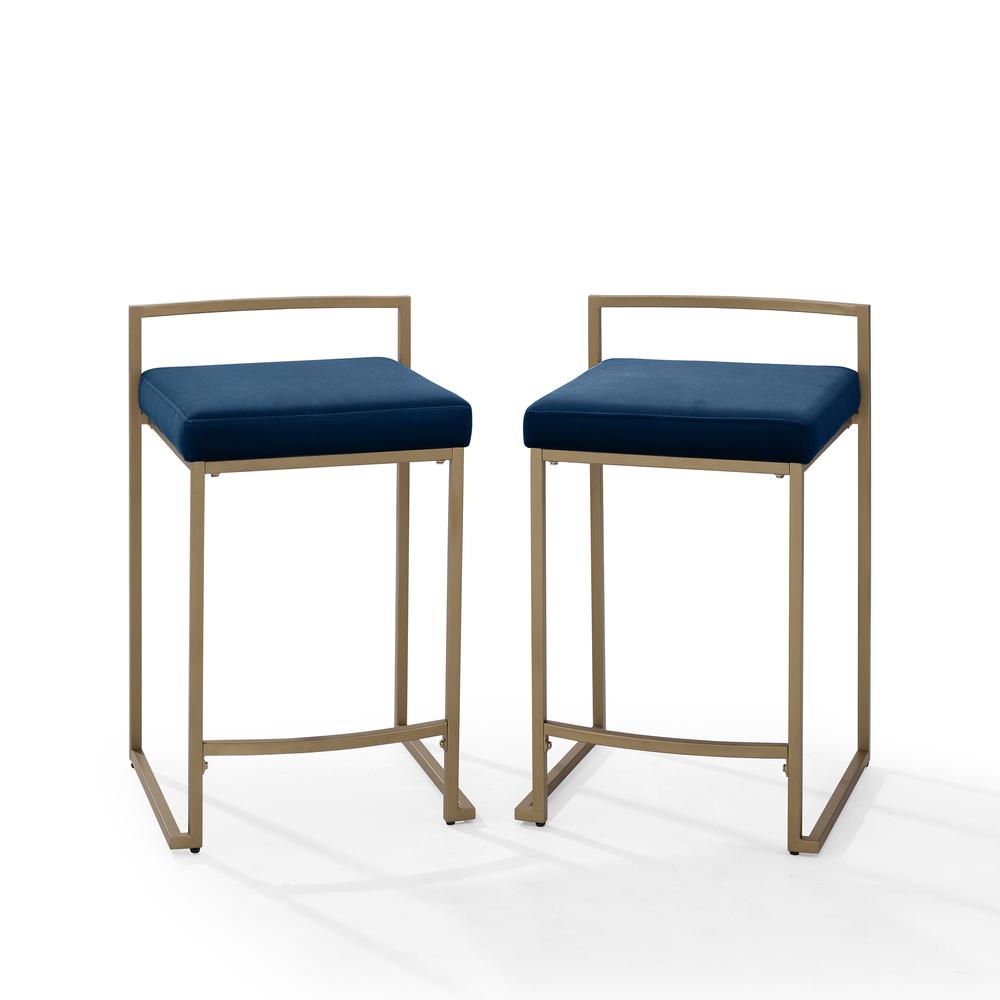 Harlowe 2-Piece Counter Height Bar Stool Set. Picture 6