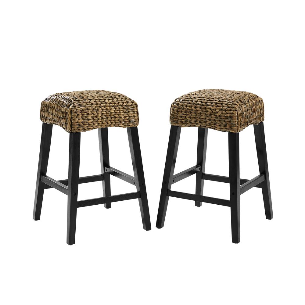 Edgewater 2-Piece Backless Counter Height Bar Stool Set. Picture 1
