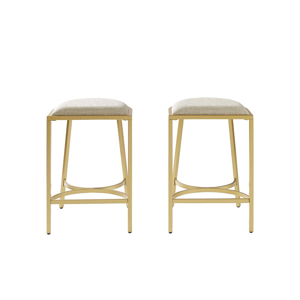 Ellery 2-Piece Counter Height Bar Stool Set. Picture 4