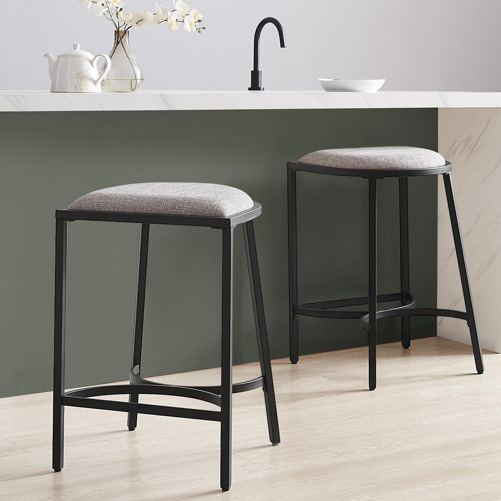 Ellery 2-Piece Counter Height Bar Stool Set - 2 Stools. Picture 2