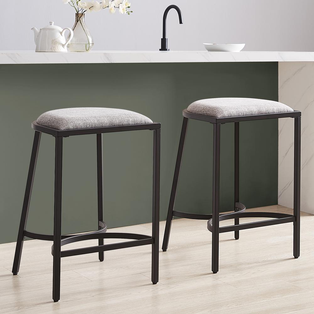 Ellery 2-Piece Counter Height Bar Stool Set - 2 Stools. Picture 3
