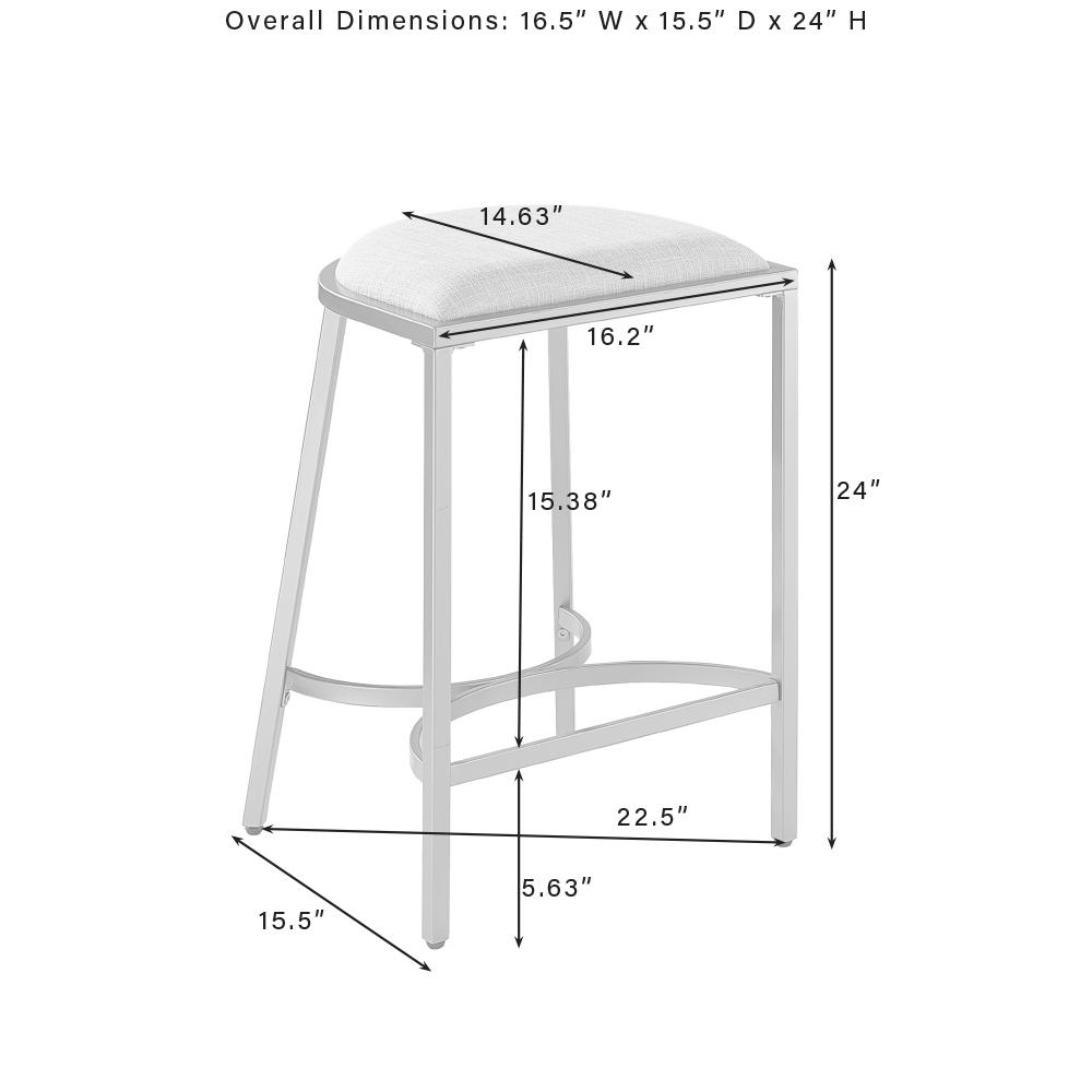 Ellery 2-Piece Counter Height Bar Stool Set - 2 Stools. Picture 9