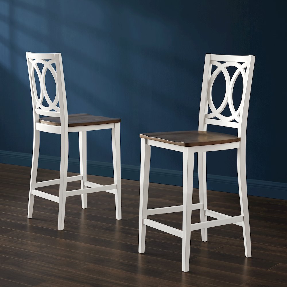 Charlotte 2-Piece Counter Height Bar Stool Set. Picture 5