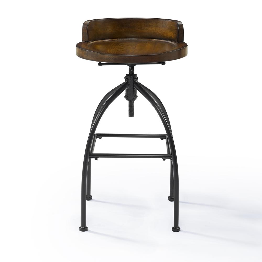 Edison Adjustable Height Swivel Bar Stool. Picture 1