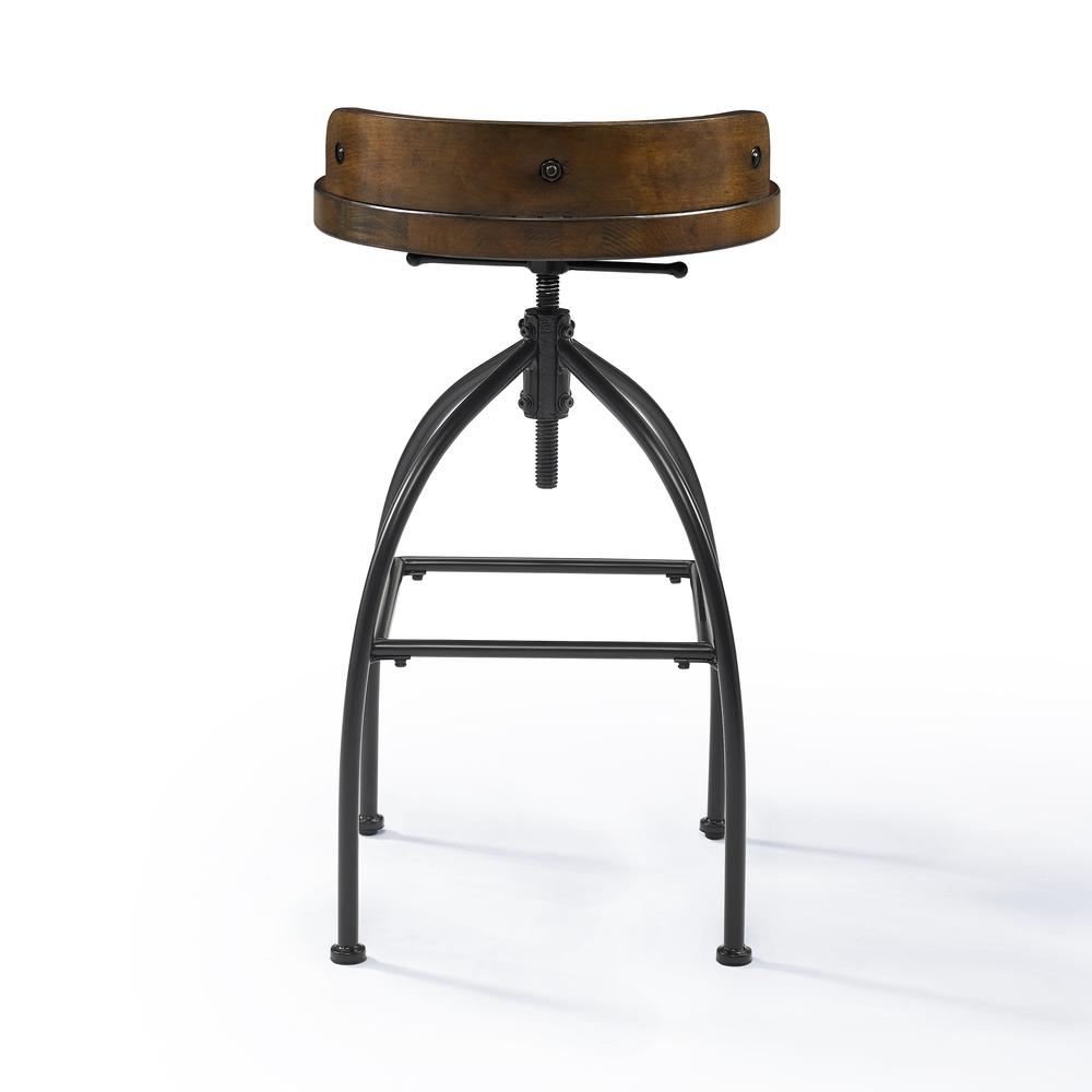 Edison Adjustable Height Swivel Bar Stool. Picture 2