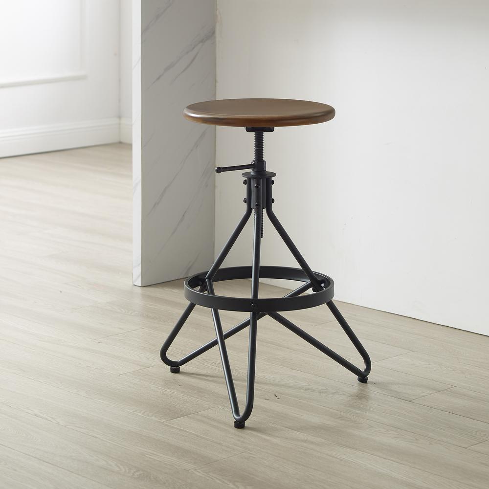 Kalen Adjustable Height Swivel Bar Stool. Picture 1