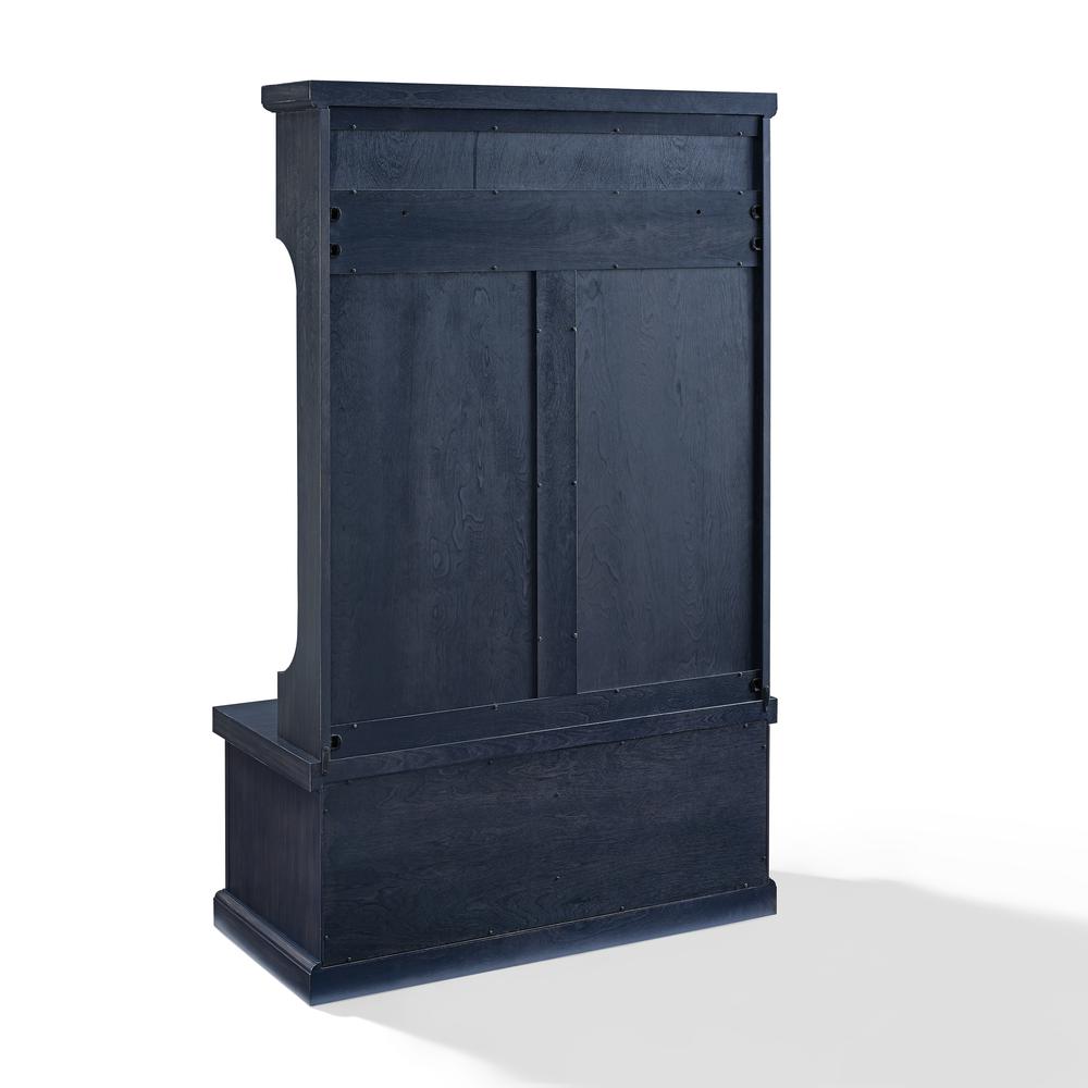 Seaside Hall Tree Distressed Navy. Picture 9