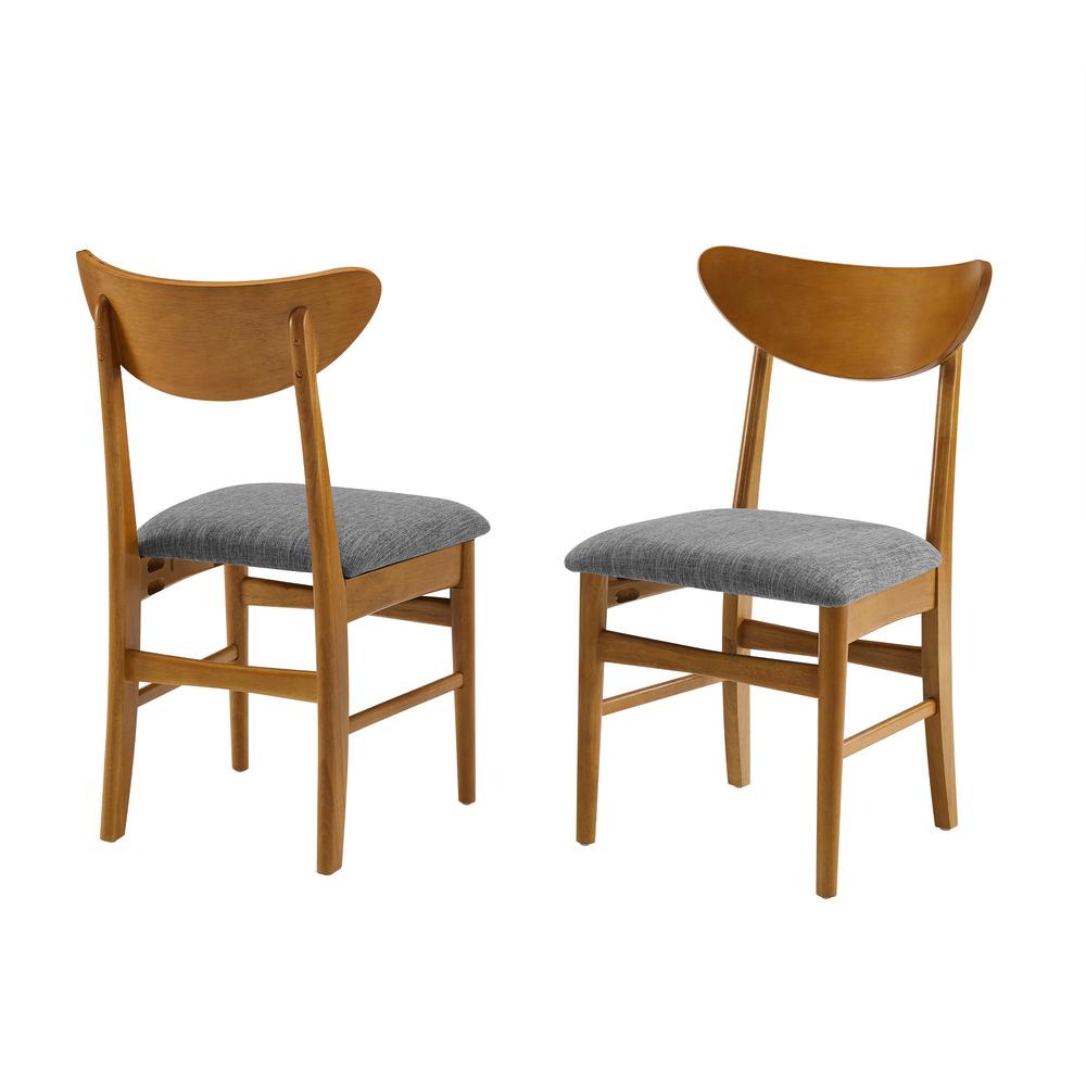 Landon 2-Piece Wood Dining Chairs W/Upholstered Seat. Picture 1