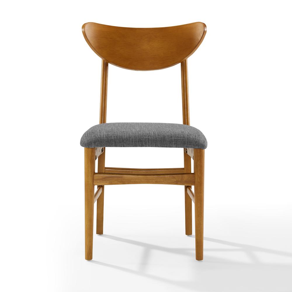 Landon 2-Piece Wood Dining Chairs W/Upholstered Seat. Picture 4