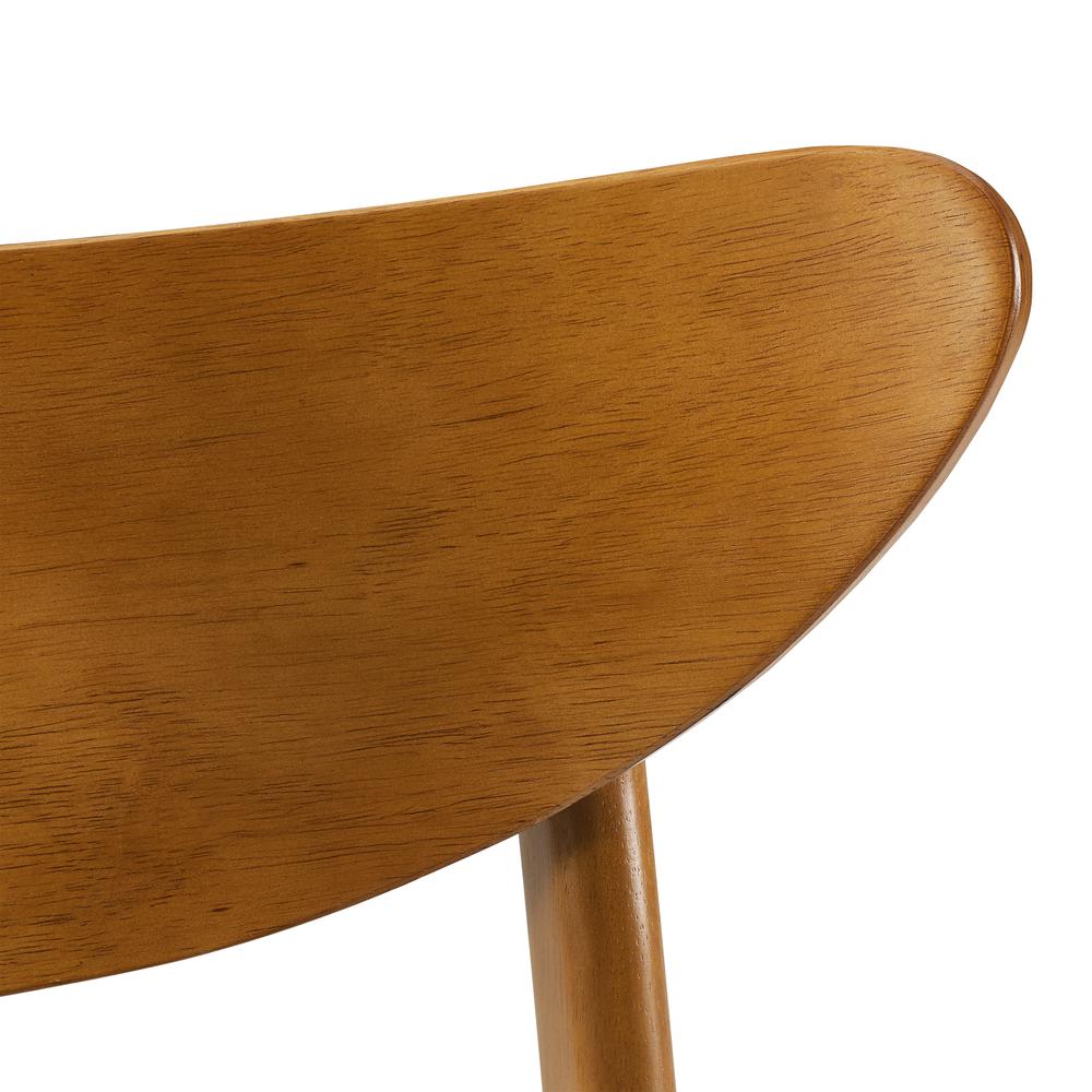 Landon 2-Piece Wood Dining Chairs W/Upholstered Seat. Picture 6