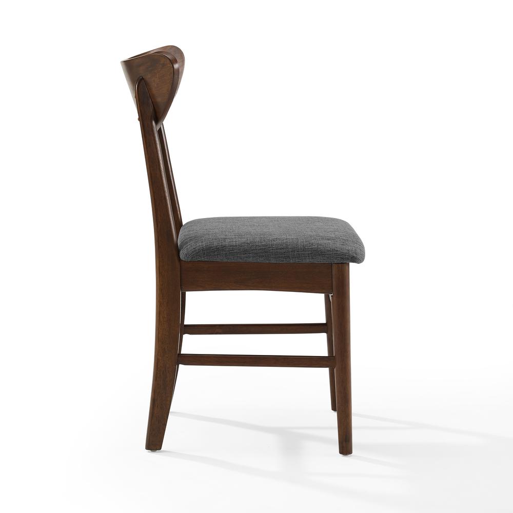 Landon 2-Piece Wood Dining Chairs W/Upholstered Seat - 2 Wood Back Chairs. Picture 9