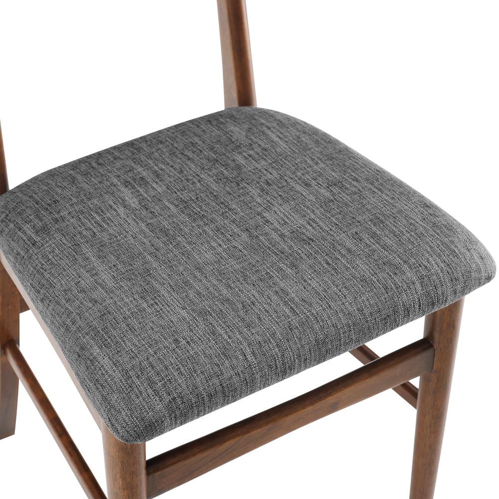 Landon 2-Piece Wood Dining Chairs W/Upholstered Seat - 2 Wood Back Chairs. Picture 13