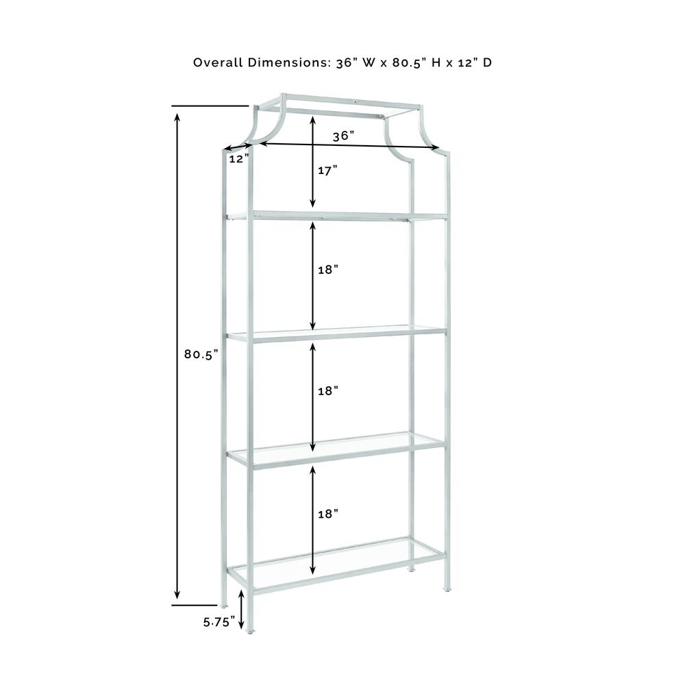 Aimee Etagere Bookcase. Picture 14