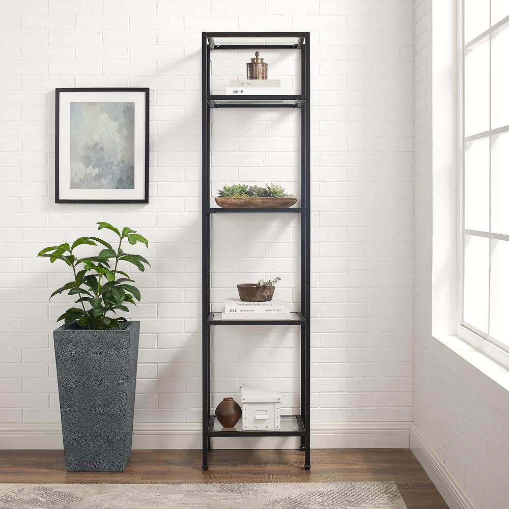 Aimee Narrow Etagere Bookcase. Picture 3