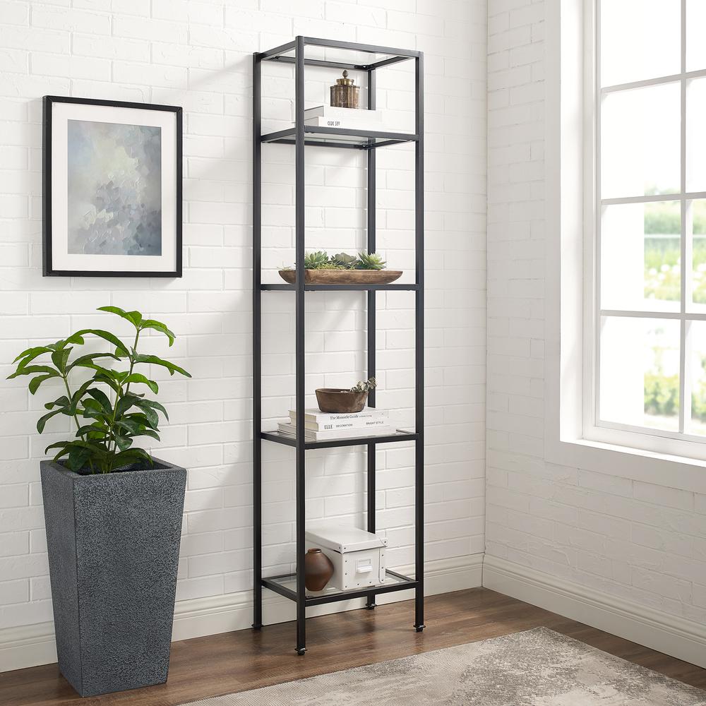 Aimee Narrow Etagere Bookcase. Picture 4