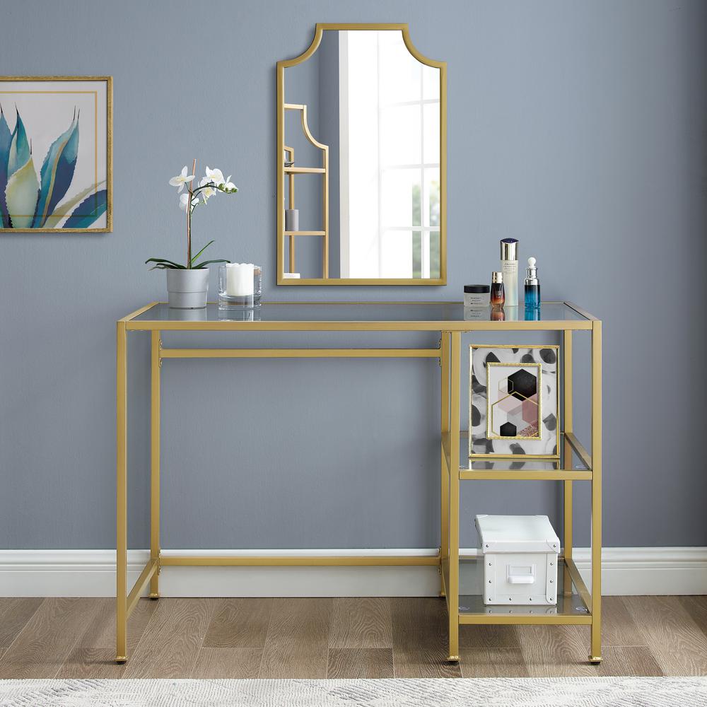 Aimee Desk Soft Gold. Picture 2