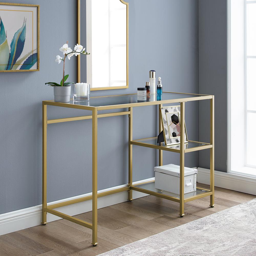 Aimee Desk Soft Gold. Picture 3