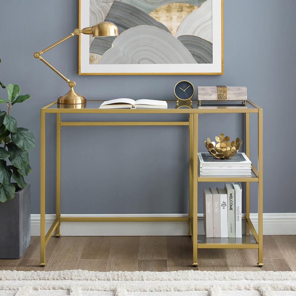 Aimee Desk Soft Gold. Picture 4