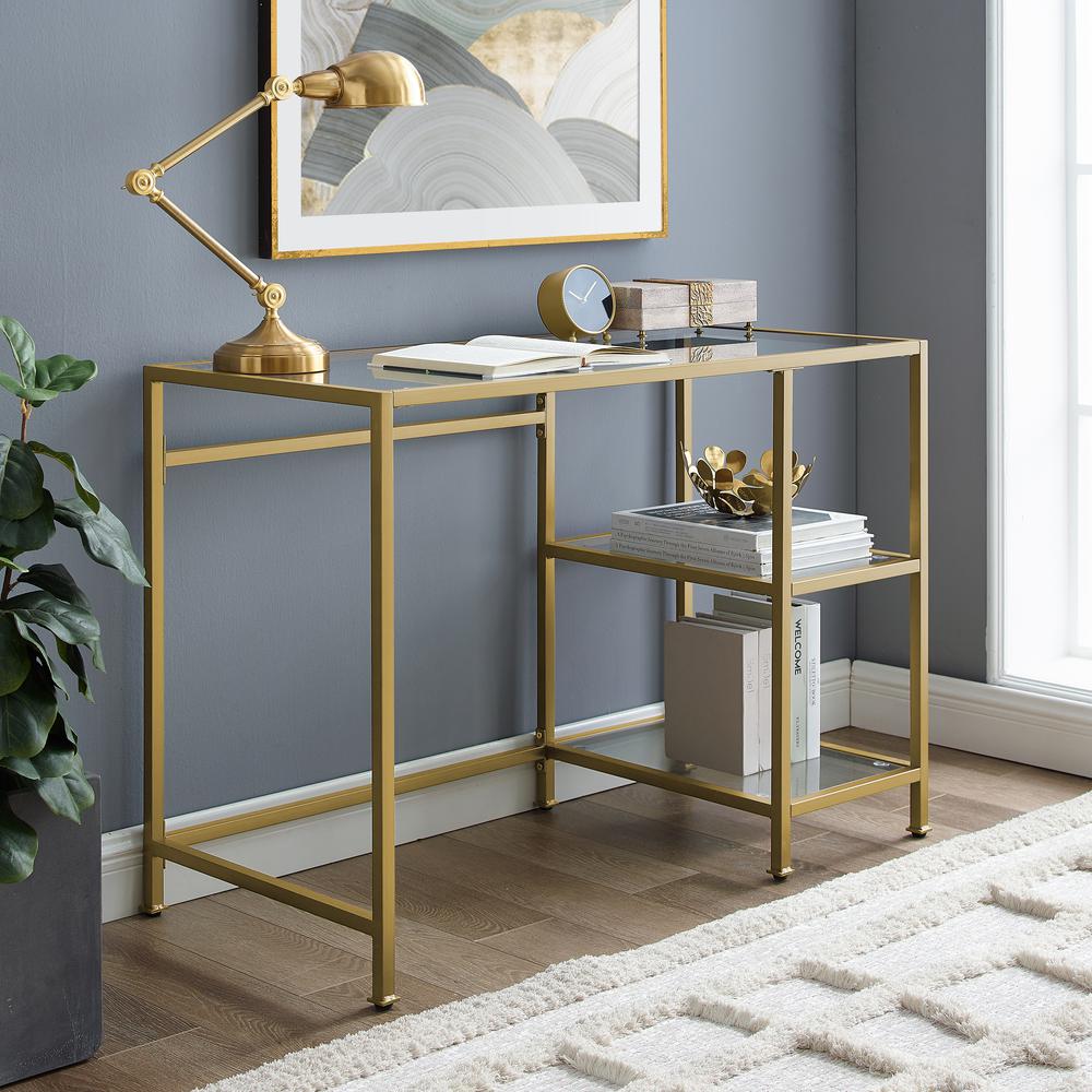 Aimee Desk Soft Gold. Picture 5