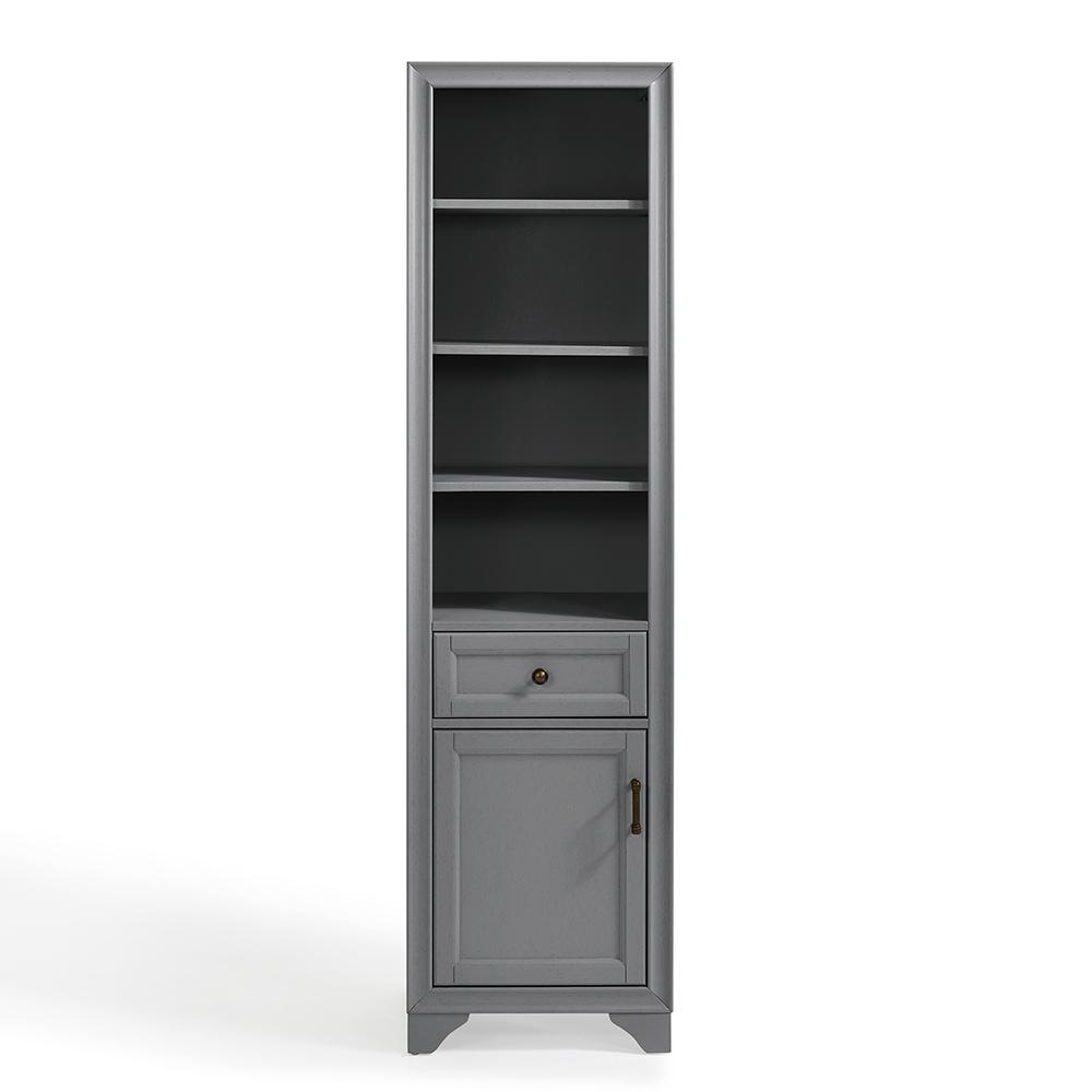 Tara Linen Cabinet Gray. Picture 1