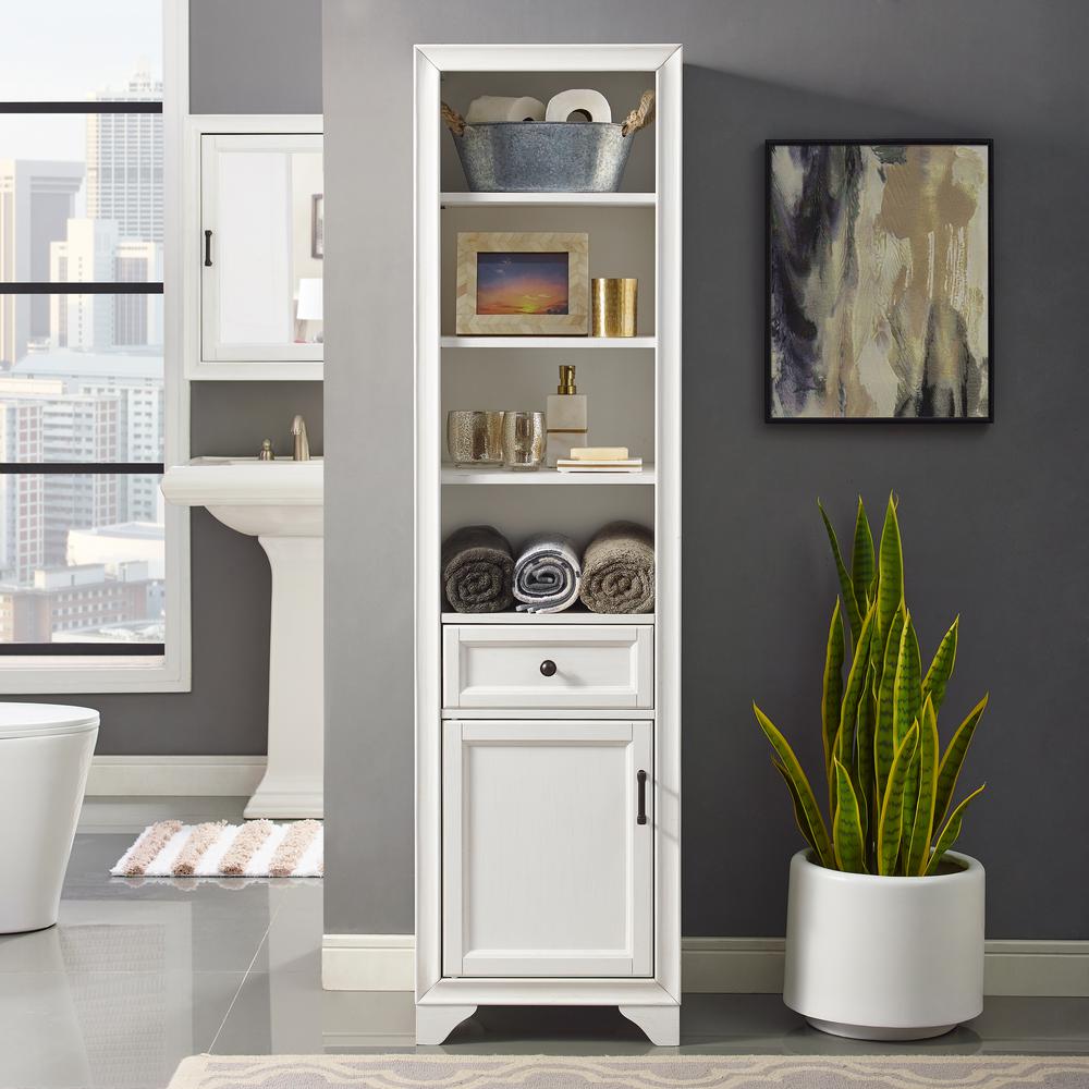 Tara Linen Cabinet White. Picture 3