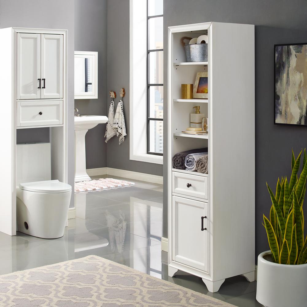 Tara Linen Cabinet White. Picture 4