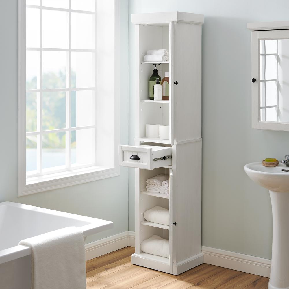 Seaside Tall Linen Storage Cabinet. Picture 8