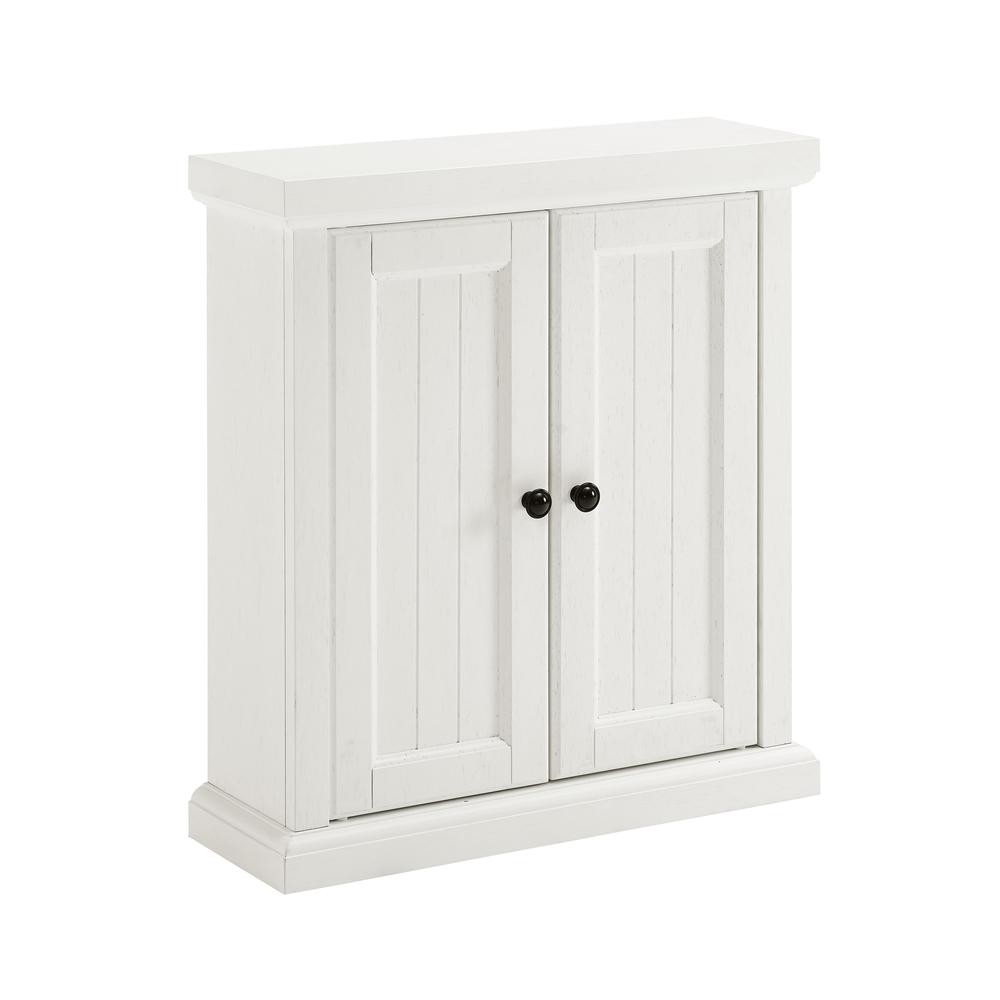 Seaside Wall Cabinet Distressed White. Picture 1