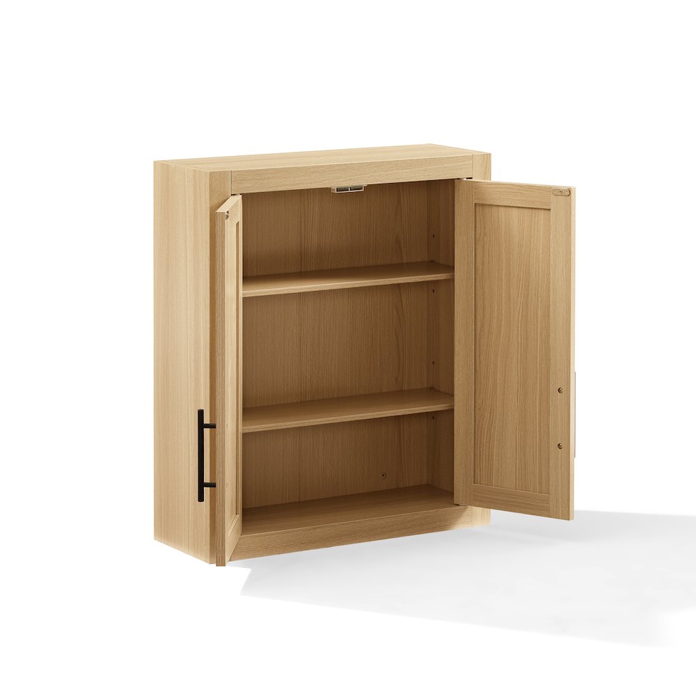Savannah Wall Storage Cabinet Natural. Picture 4