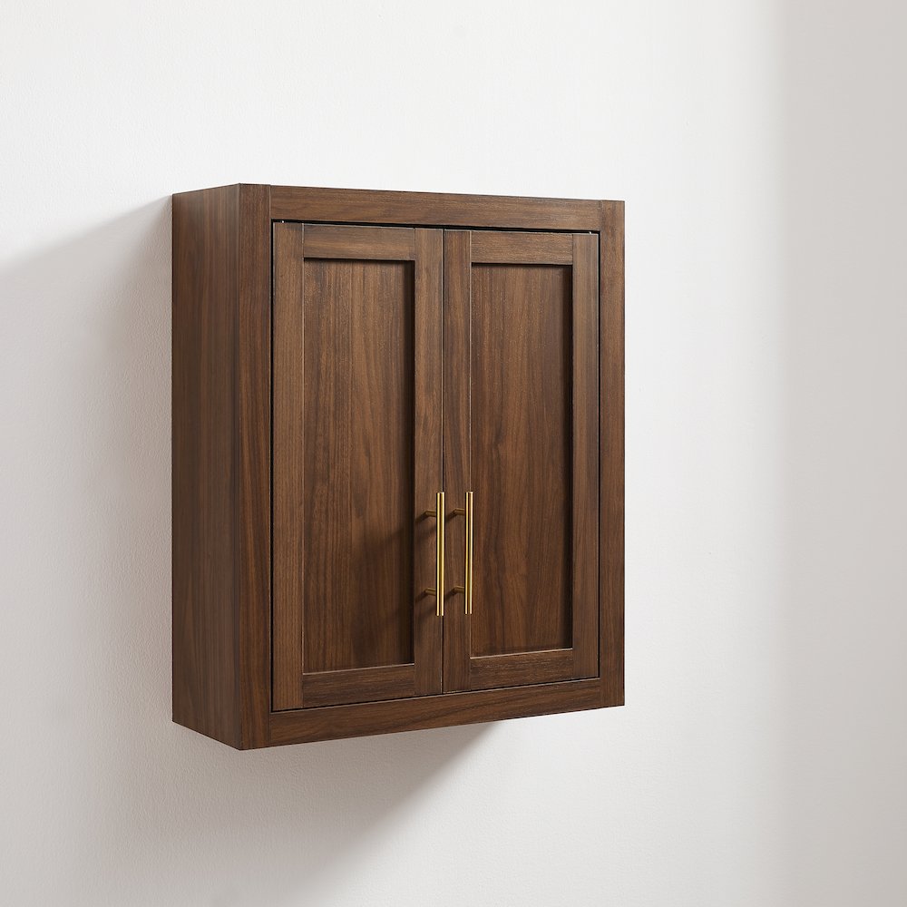 Savannah Wall Storage Cabinet Walnut. Picture 5