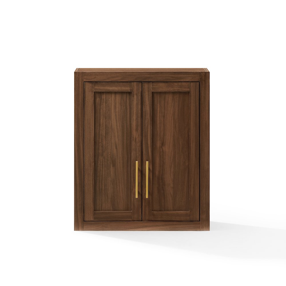 Savannah Wall Storage Cabinet Walnut. Picture 2
