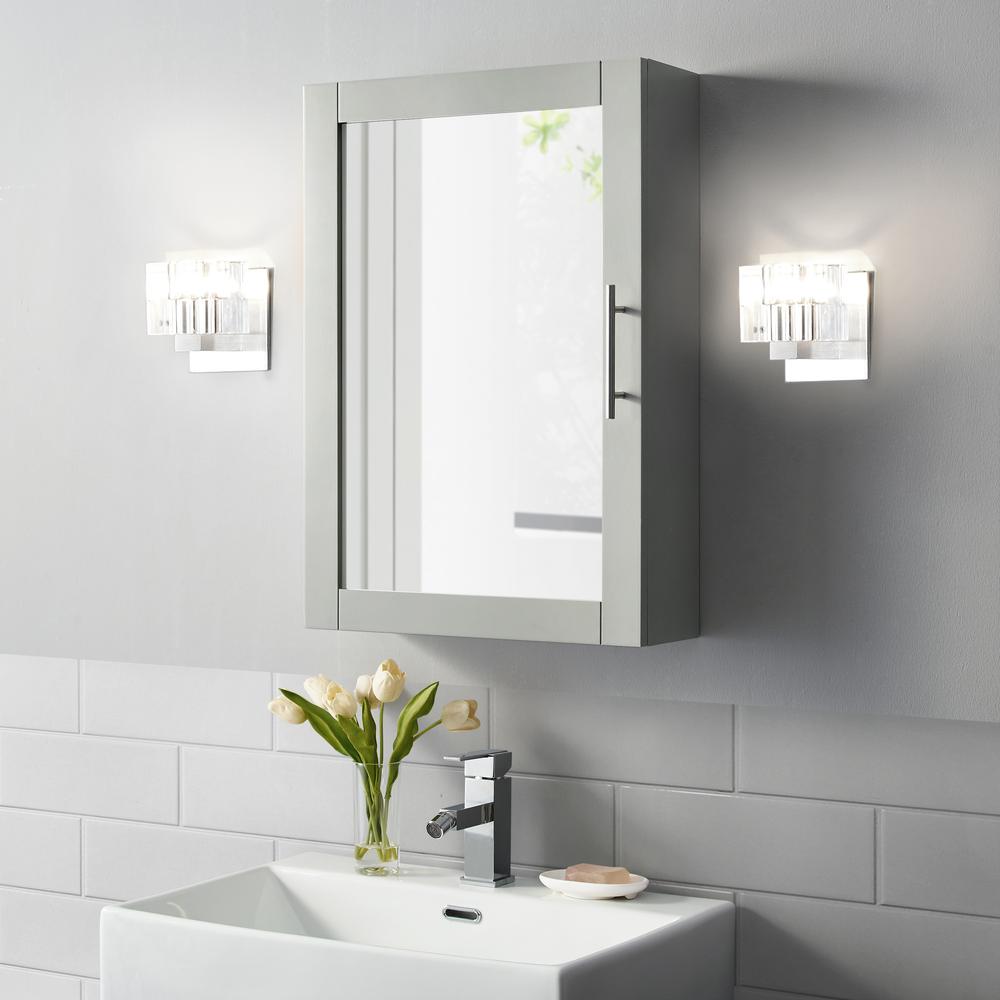 Savannah Wall Cabinet With Mirror. Picture 2