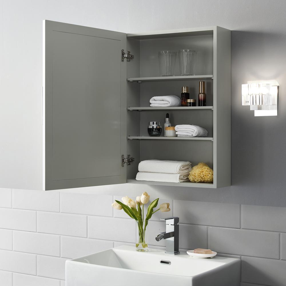 Savannah Wall Cabinet With Mirror. Picture 4