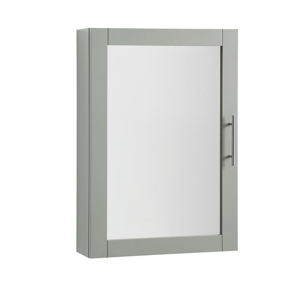 Savannah Wall Cabinet With Mirror. Picture 1