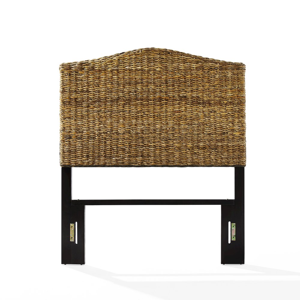 Serena Rattan Twin Headboard Banana Leaf. Picture 1
