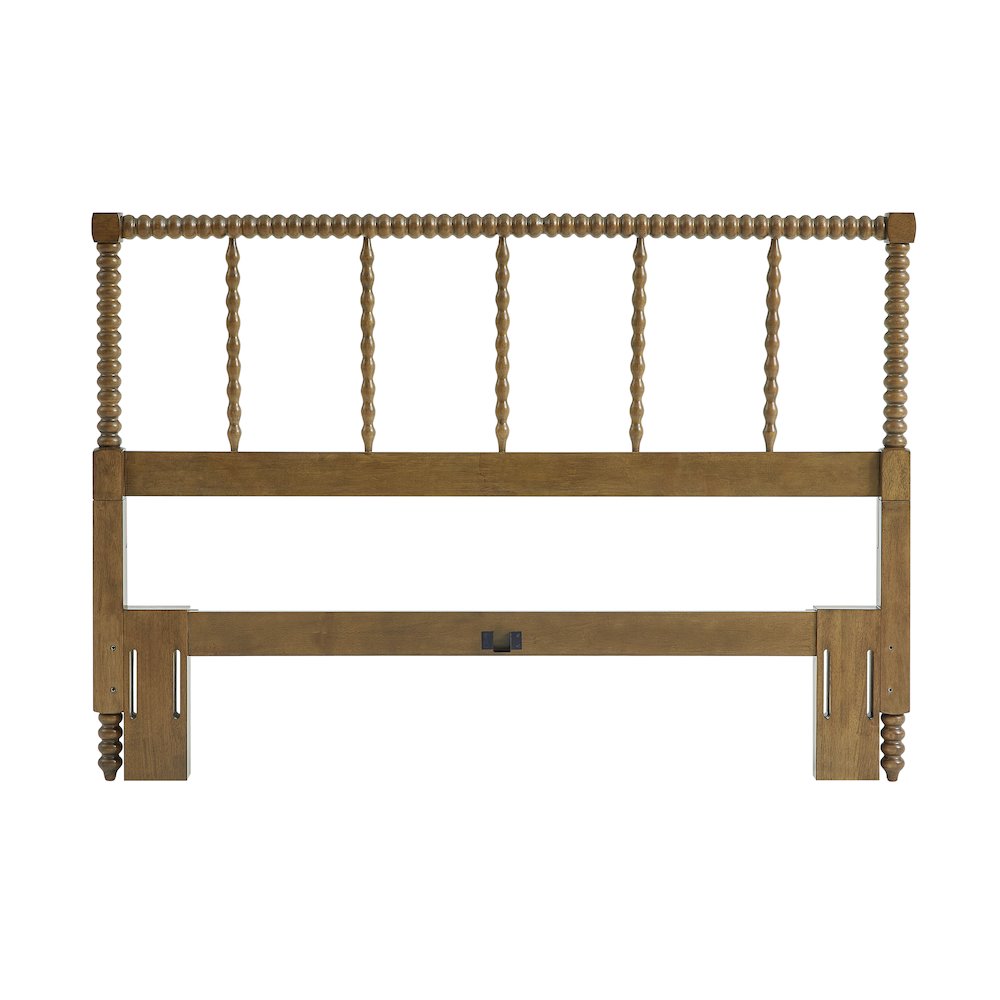 Lucille King Headboard Brown. Picture 1