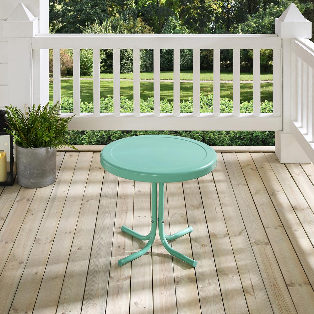 Griffith Retro Outdoor Side Table. Picture 5