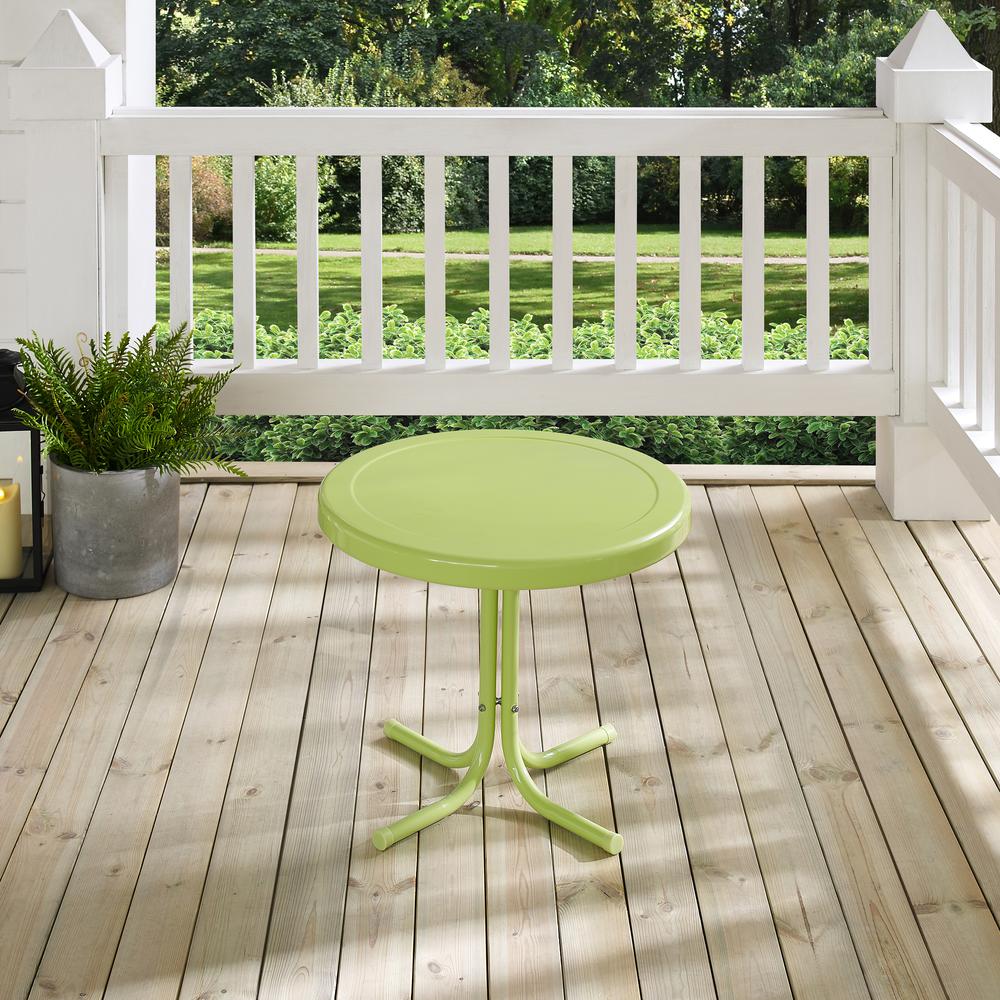 Griffith Retro Outdoor Side Table. Picture 4