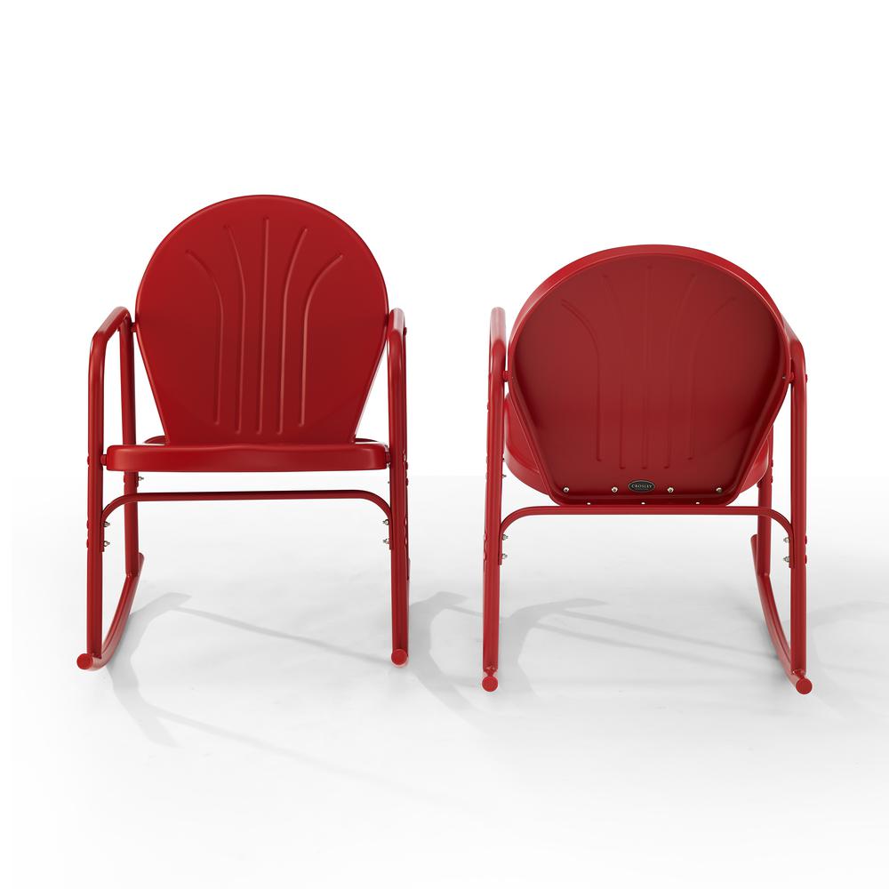 Griffith 2Pc Retro Outdoor Rocking Chair Set - 2 Rocking Chairs. Picture 8