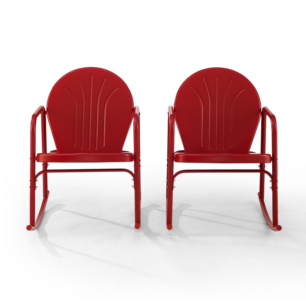 Griffith 2Pc Retro Outdoor Rocking Chair Set - 2 Rocking Chairs. Picture 9