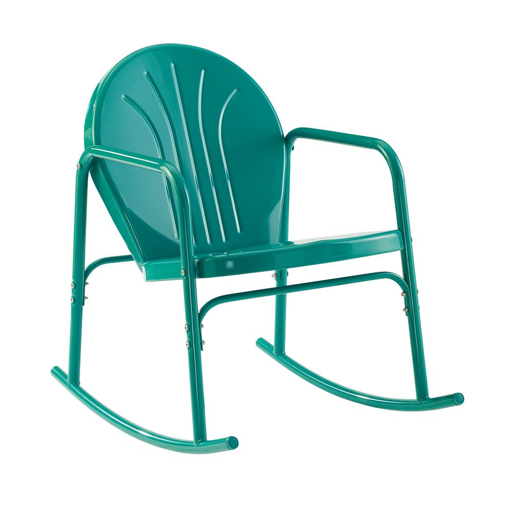 Griffith 2Pc Retro Outdoor Rocking Chair Set - 2 Rocking Chairs. Picture 5