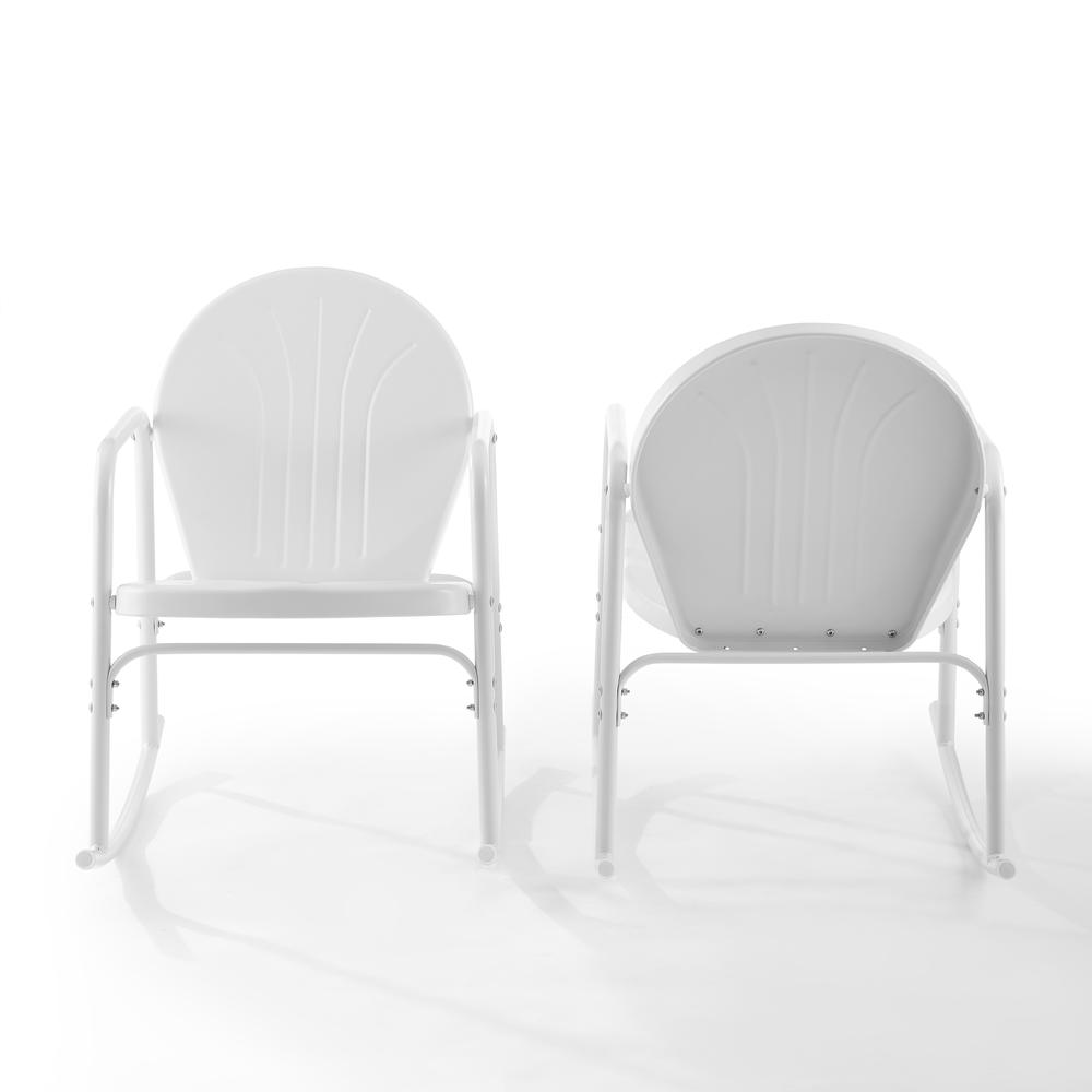 Griffith 2Pc Retro Outdoor Rocking Chair Set - 2 Rocking Chairs. Picture 8