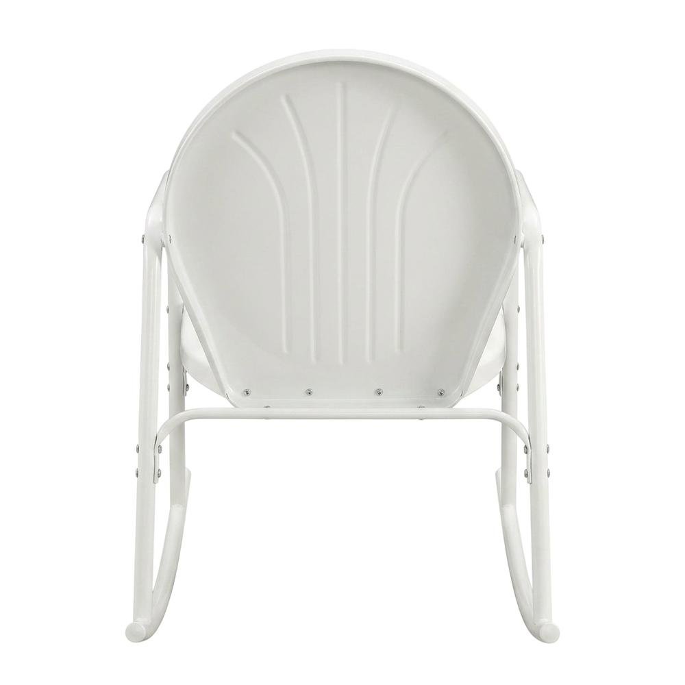 Retro Wooden Rocking Chair Set with Anti-Tip Hardware for Outdoor Use. Picture 4